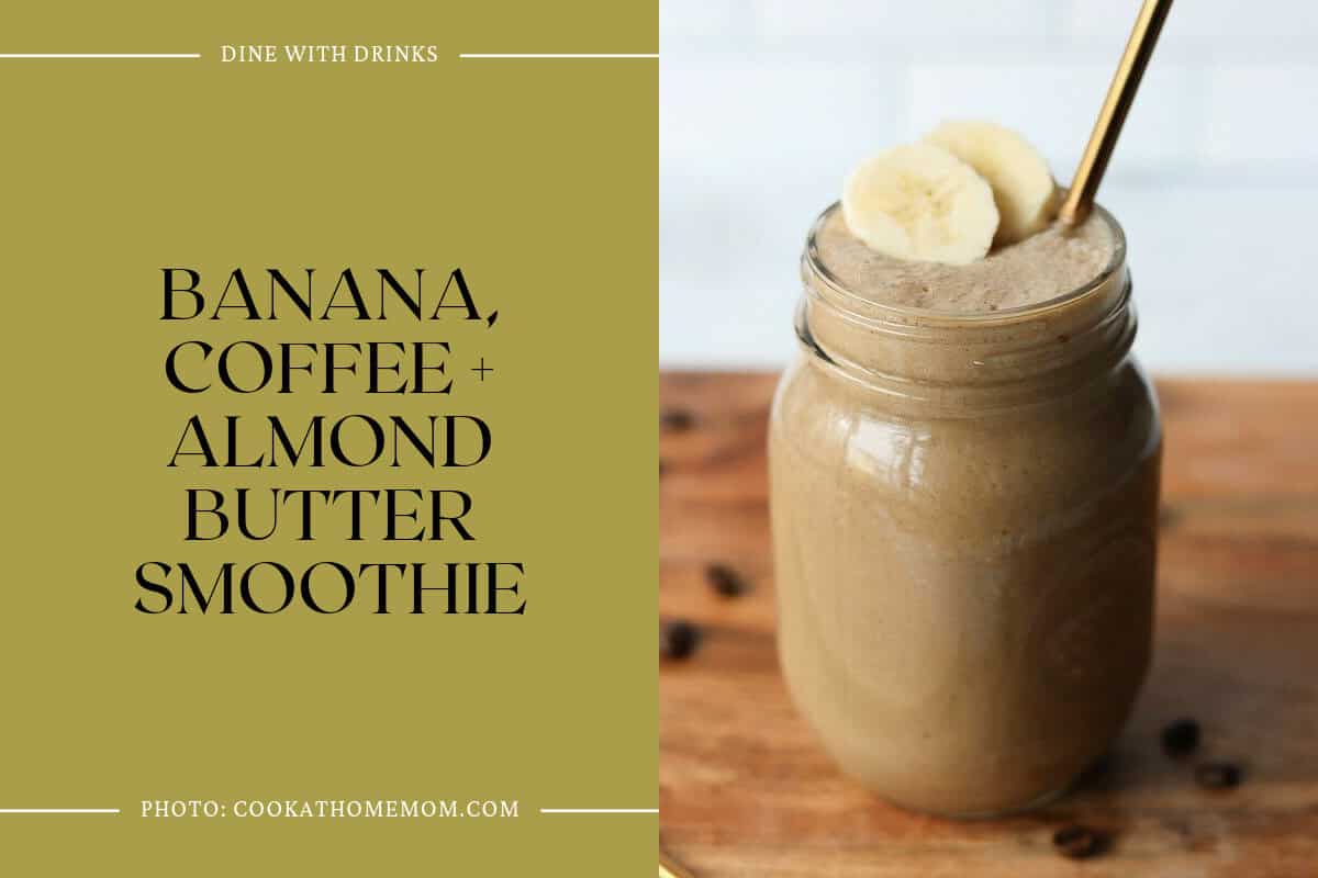 Banana, Coffee + Almond Butter Smoothie