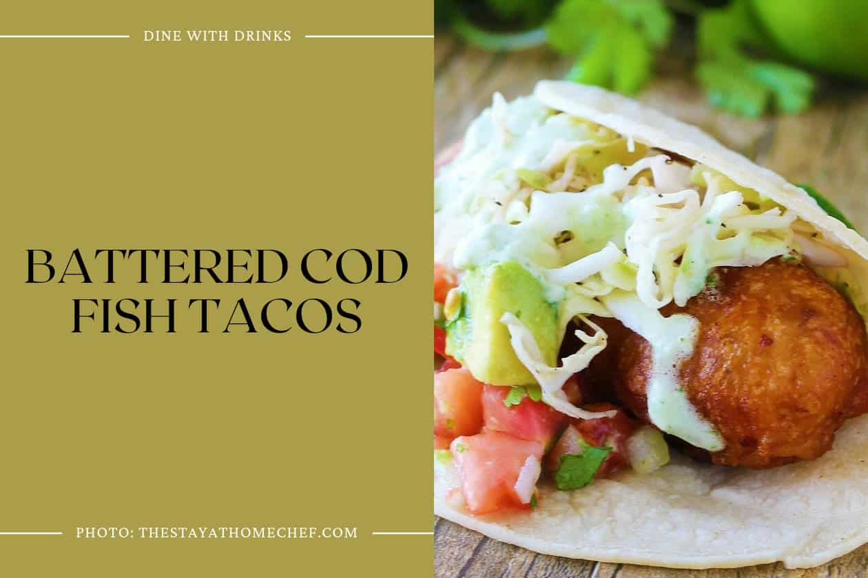 Battered Cod Fish Tacos