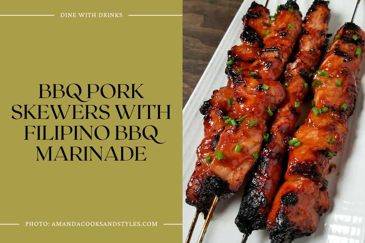 Bbq Pork Skewers With Filipino Bbq Marinade