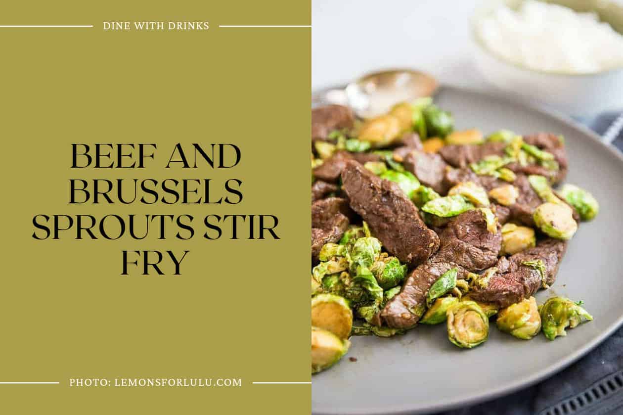 Beef And Brussels Sprouts Stir Fry