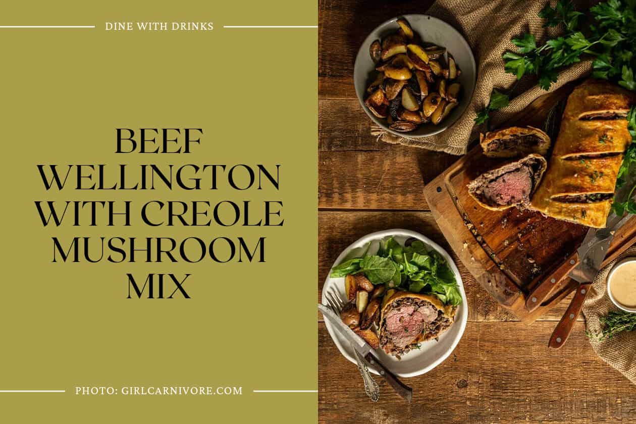 Beef Wellington With Creole Mushroom Mix