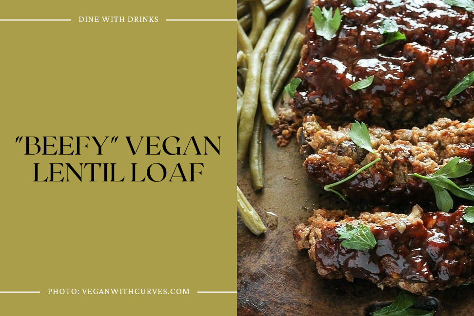 Beefy Vegan Lentil Loaf
