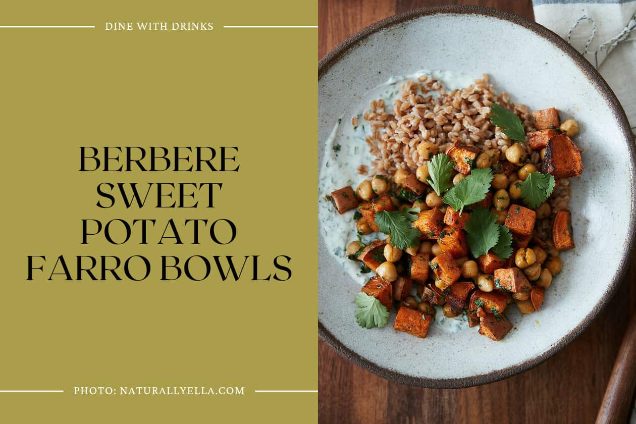 Berbere Sweet Potato Farro Bowls