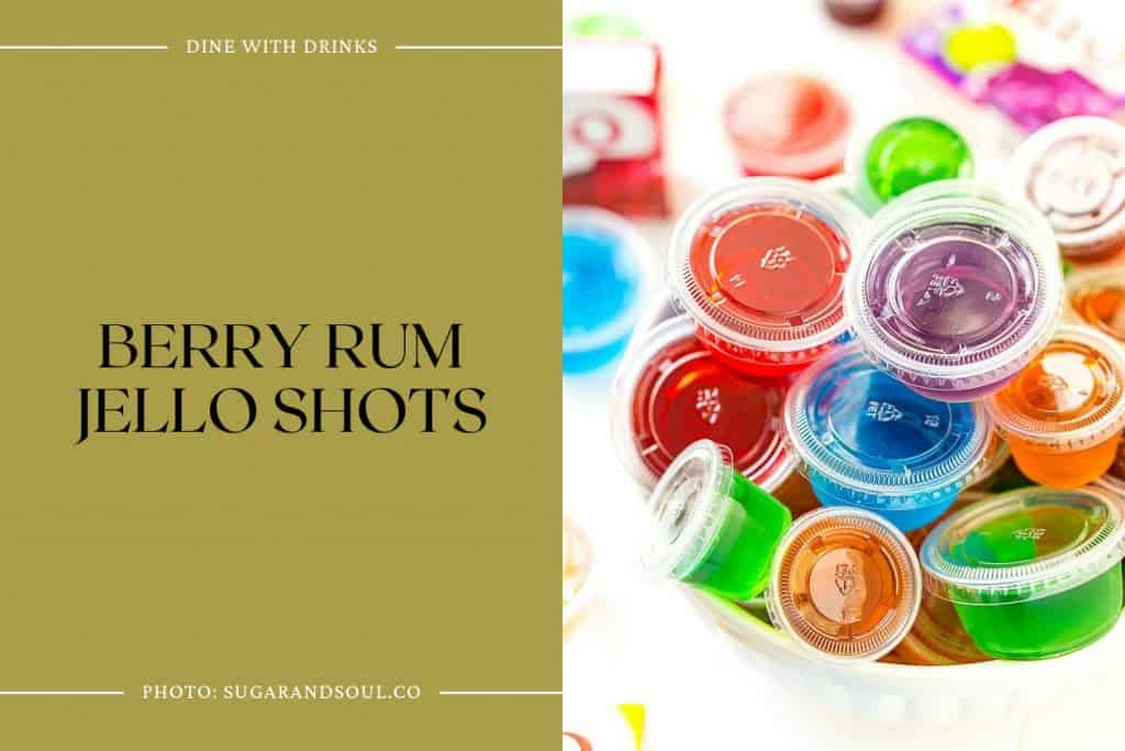 31 Jello Shot Recipes To Shake Up Your Party DineWithDrinks   Berry Rum Jello Shots 1024x683 