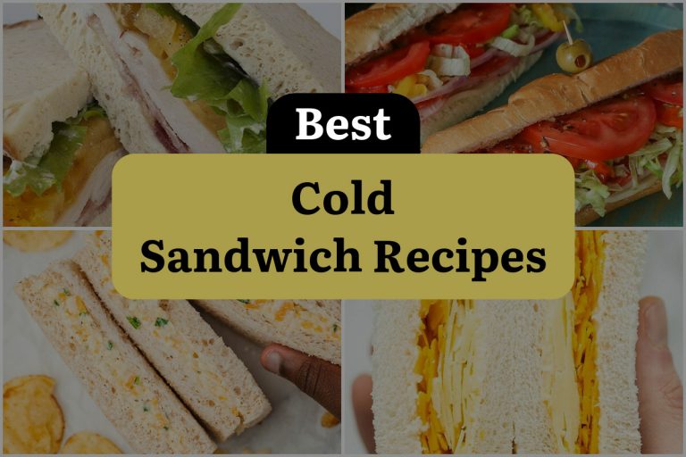 30 Cold Sandwich Recipes: Deliciously Easy Ways to Chill Out