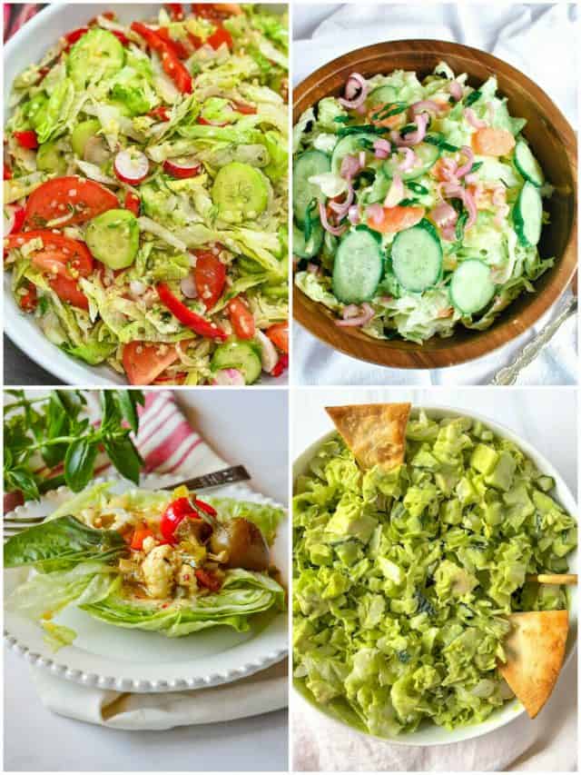 19 Iceberg Lettuce Salad Recipes To Refresh Your Plate