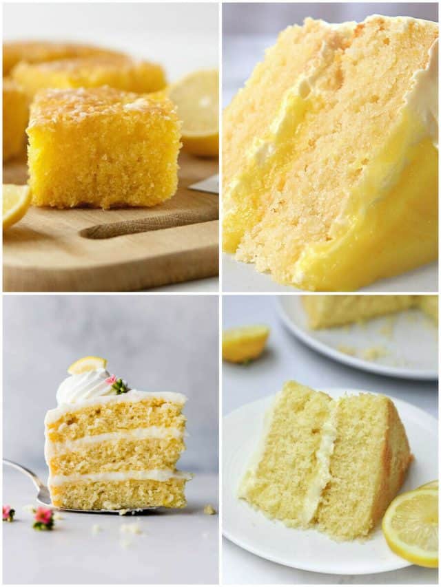 19 Lemon Cake Recipes That'Ll Make Your Taste Buds Zing!