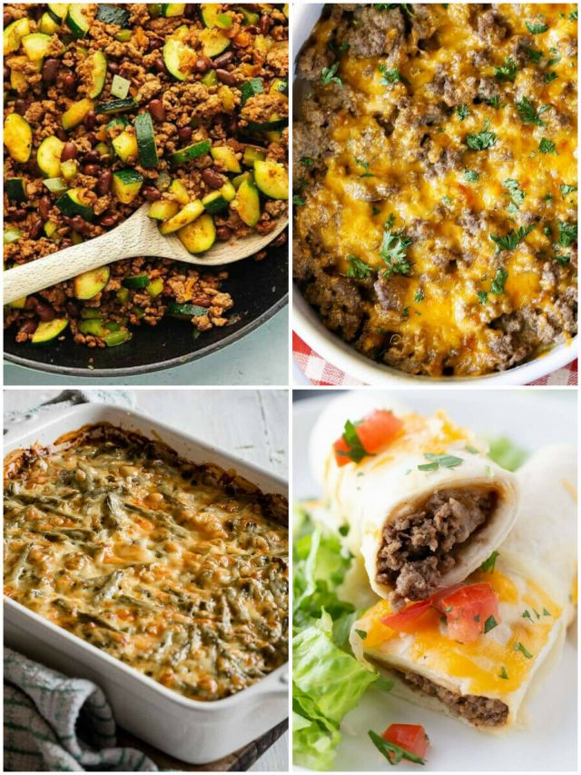 10 Low Carb Ground Beef Recipes To Satisfy Your Cravings!