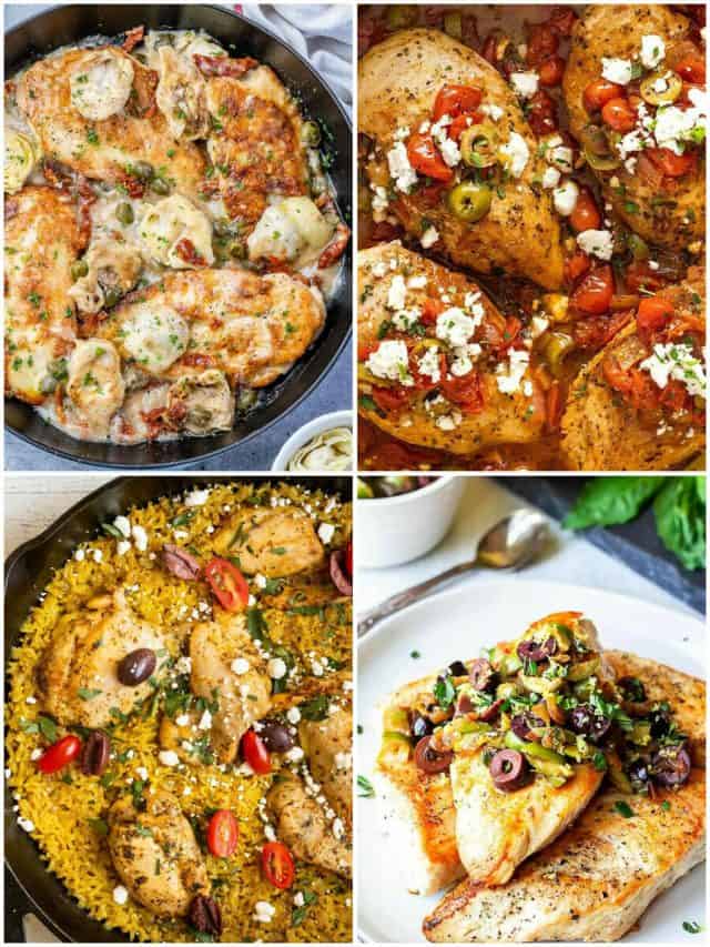 10 Mediterranean Chicken Recipes To Satisfy Your Taste Buds!