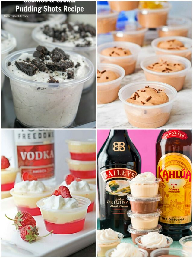 11 Pudding Shot Recipes To Shake Up Your Dessert Game!