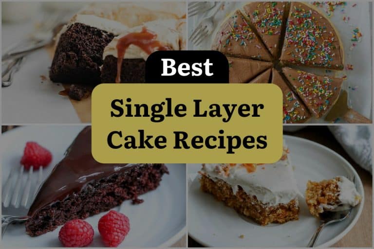 18 Single Layer Cake Recipes That Take The Cake Dinewithdrinks 