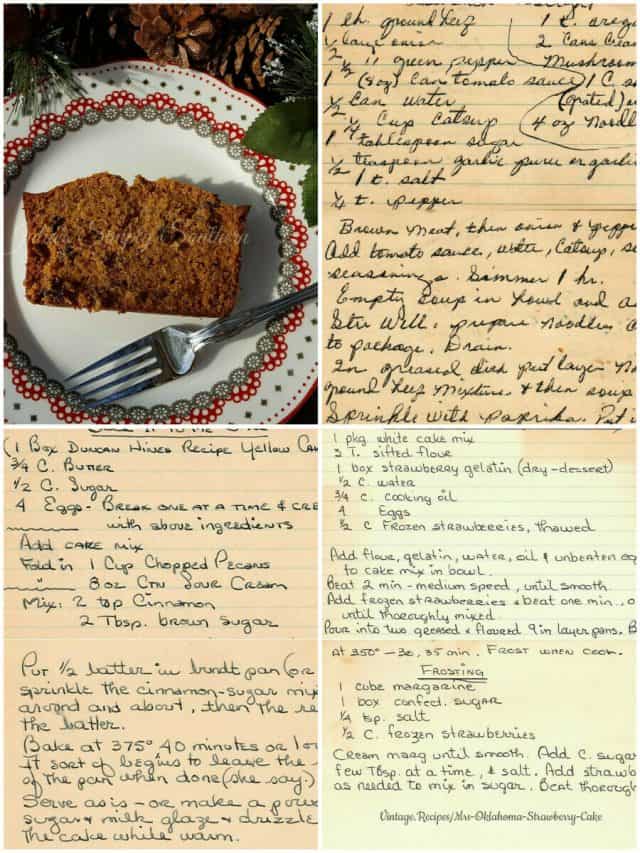 12 Vintage Recipes That Will Take You Back In Time!