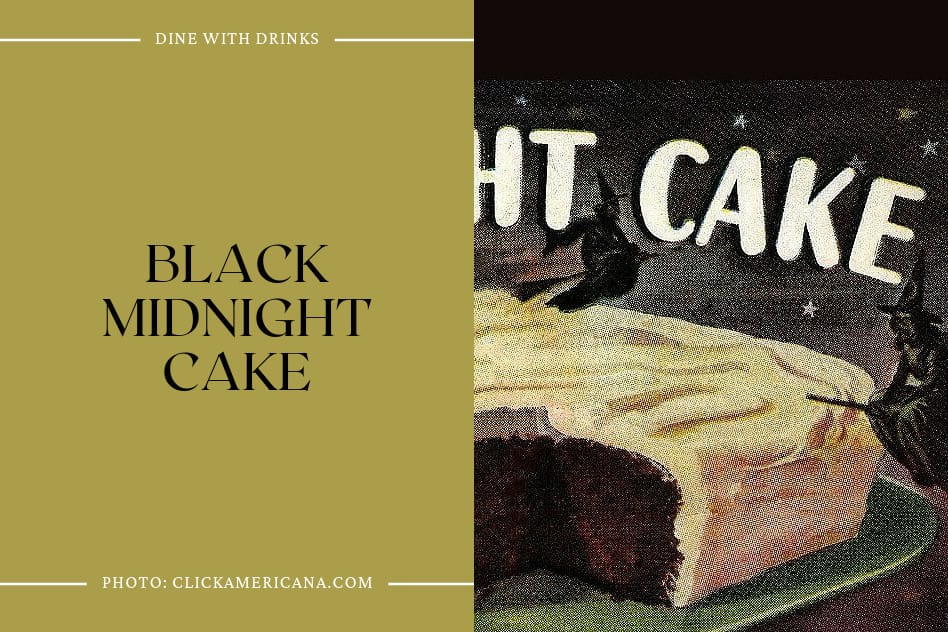 Black Midnight Cake