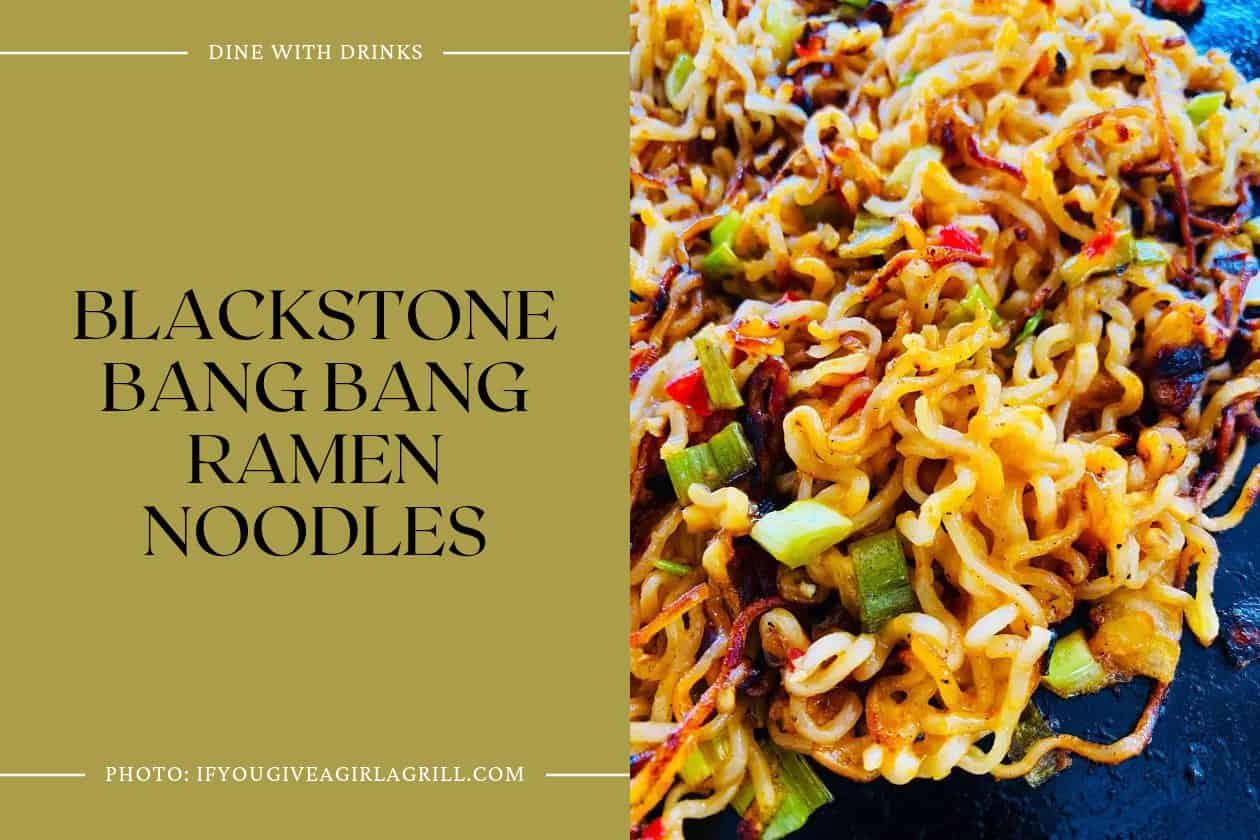 Blackstone Bang Bang Ramen Noodles