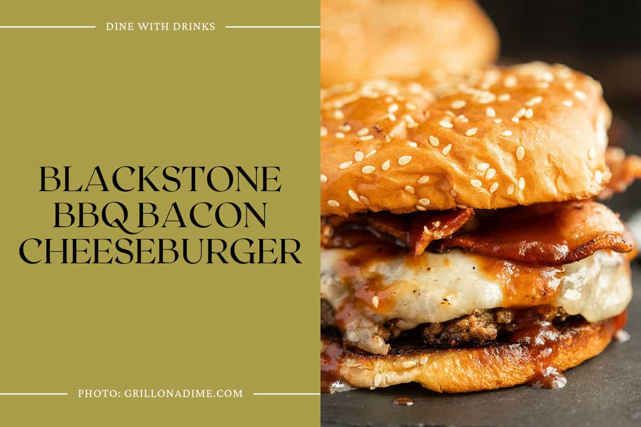 Blackstone Bbq Bacon Cheeseburger