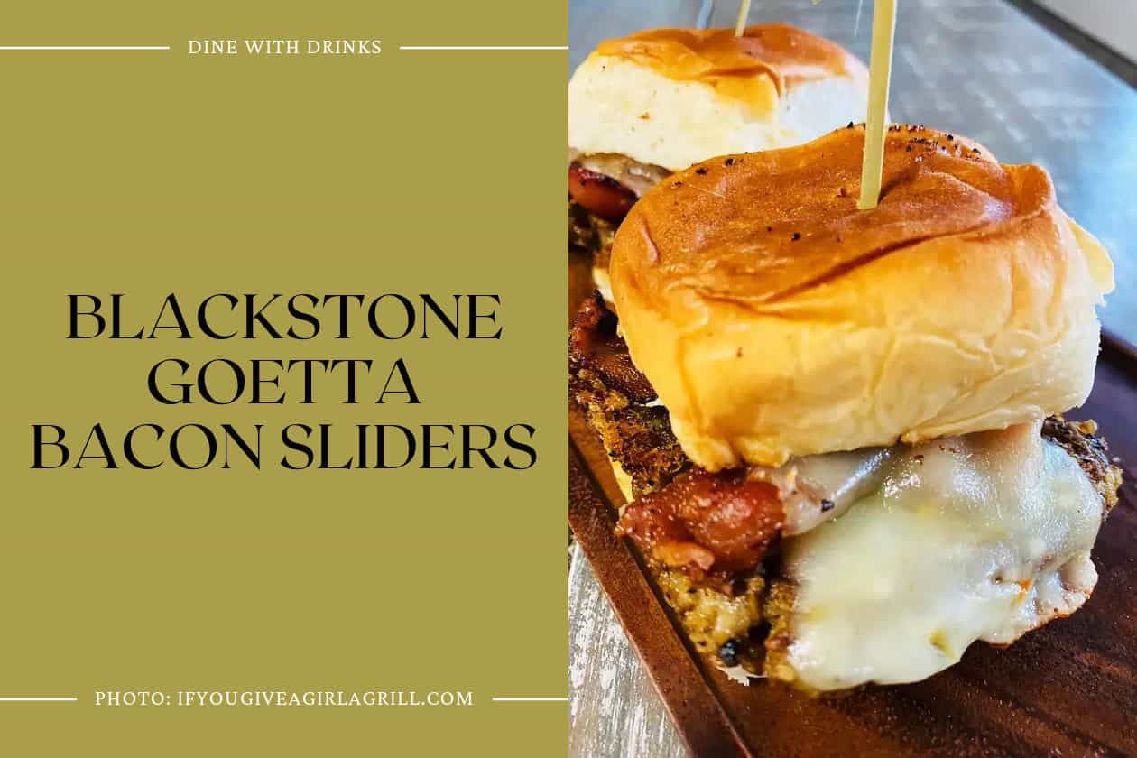 Blackstone Goetta Bacon Sliders