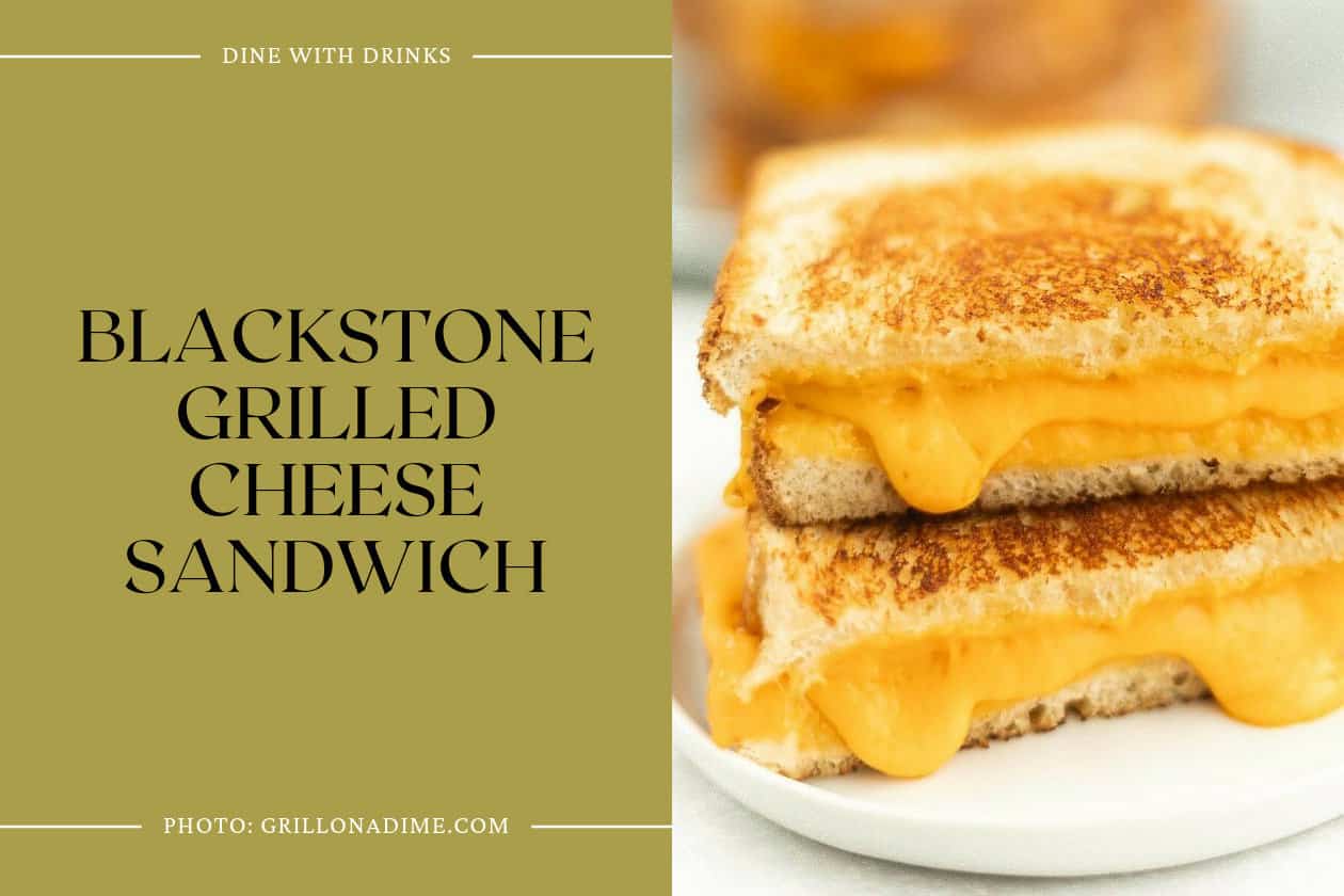 Blackstone Grilled Cheese Sandwich