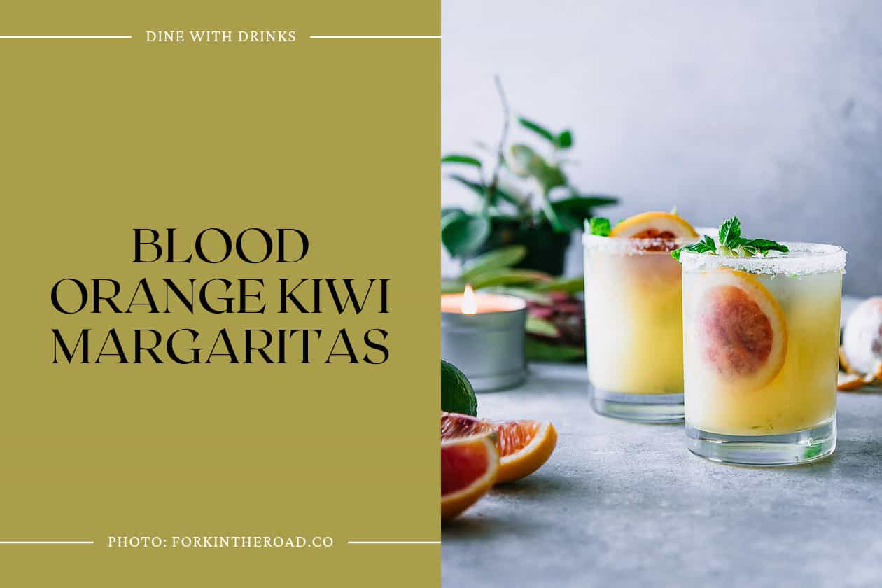 Blood Orange Kiwi Margaritas