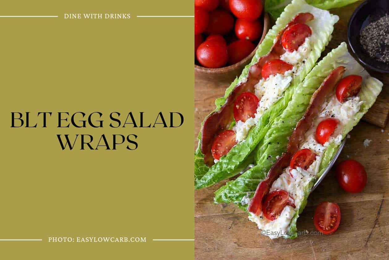 Blt Egg Salad Wraps