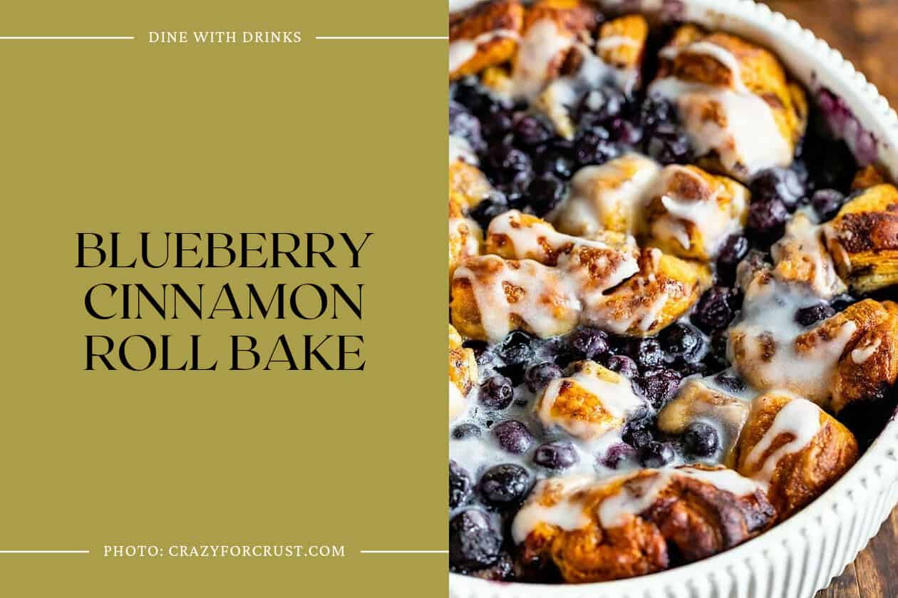 Blueberry Cinnamon Roll Bake