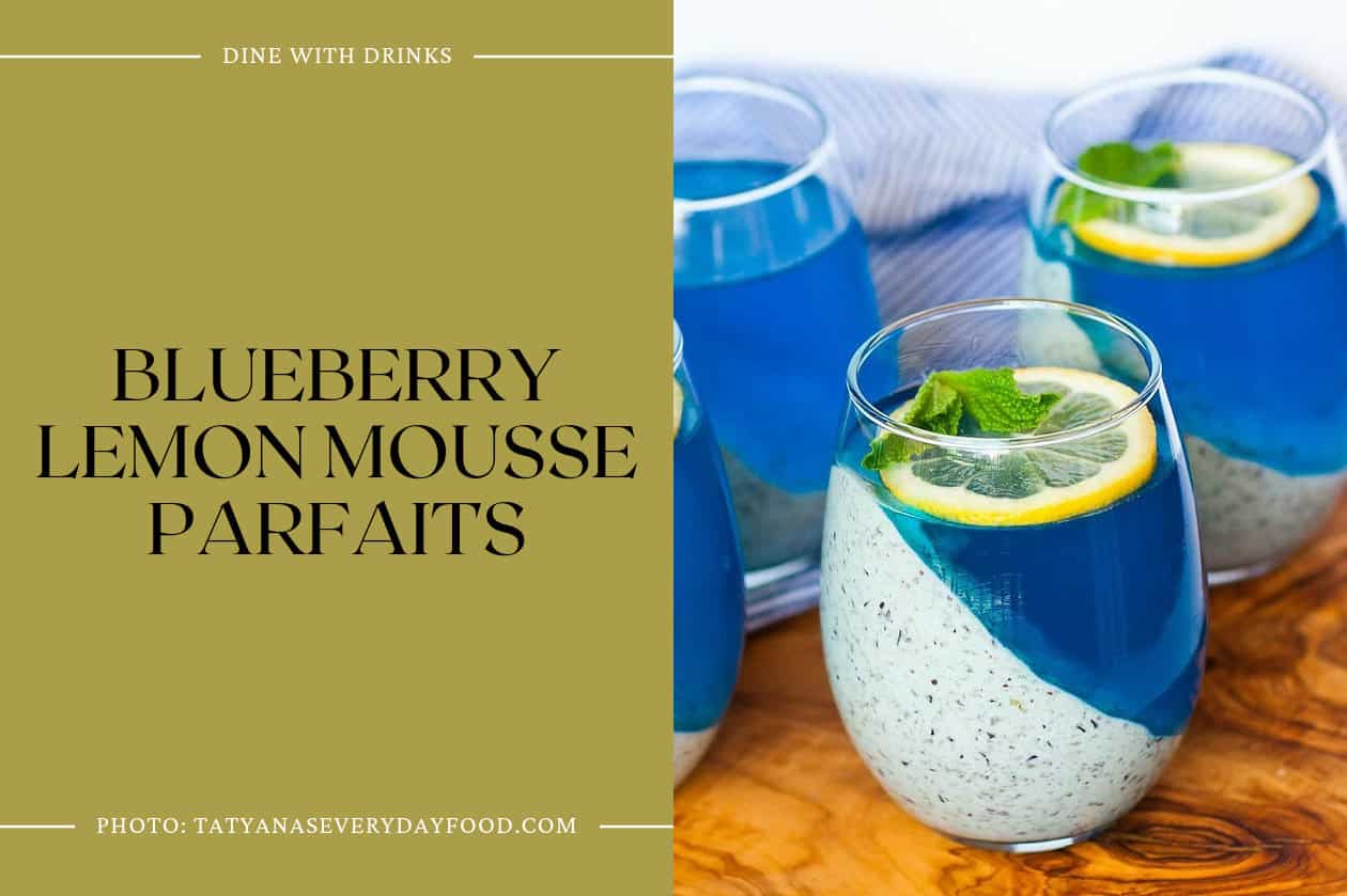 Blueberry Lemon Mousse Parfaits