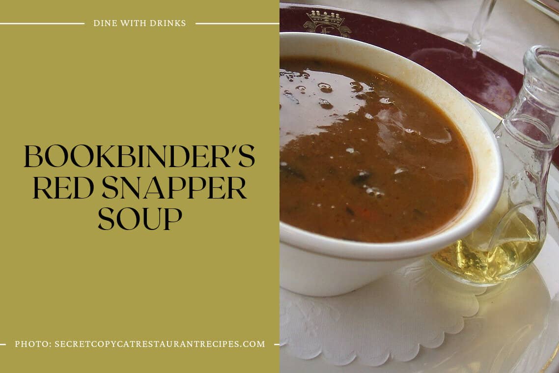 Bookbinder's Red Snapper Soup