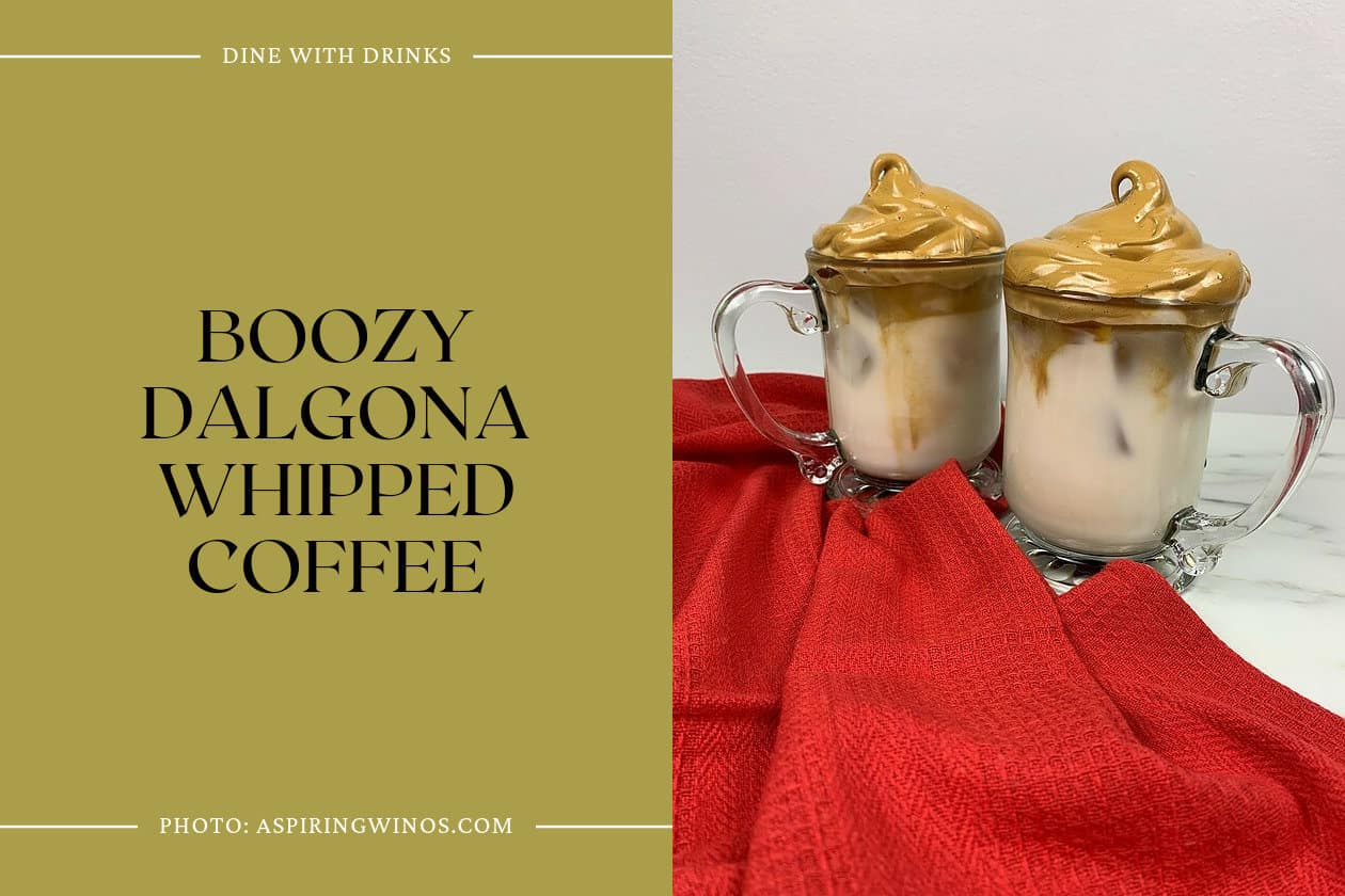 Boozy Dalgona Whipped Coffee