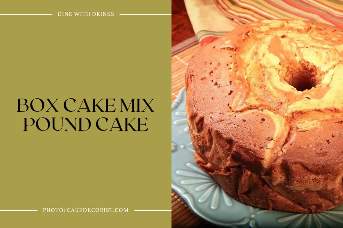 Box Cake Mix Pound Cake