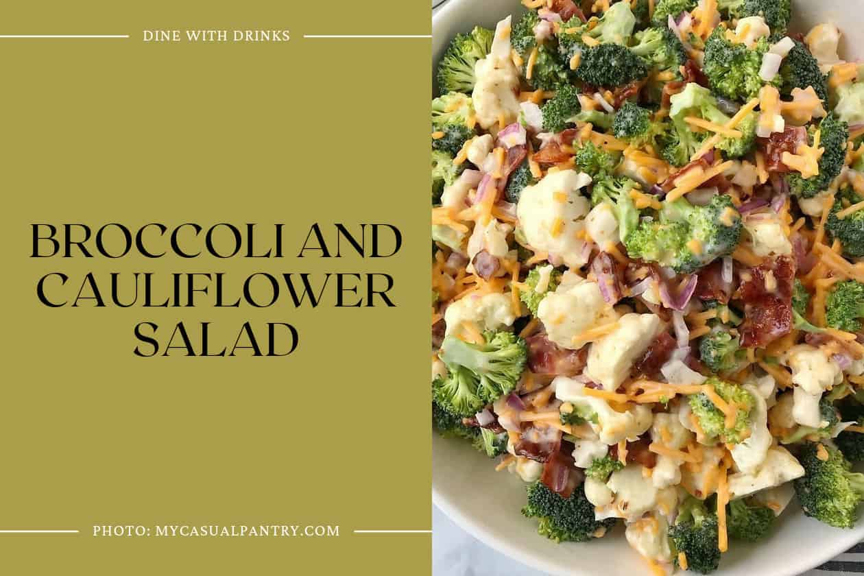 Broccoli And Cauliflower Salad