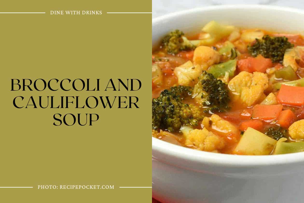 Broccoli And Cauliflower Soup