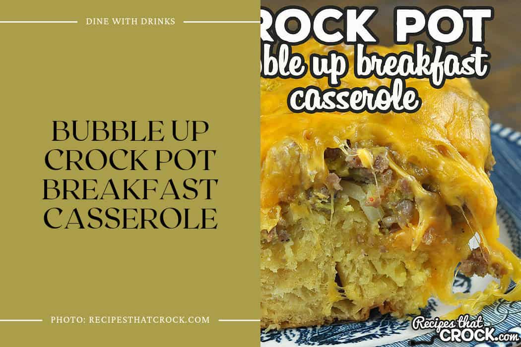Bubble Up Crock Pot Breakfast Casserole