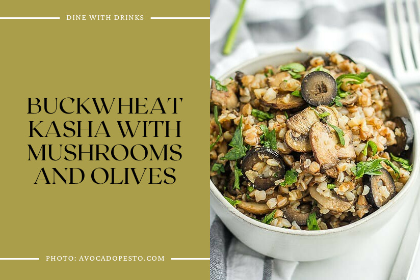 Buckwheat Kasha With Mushrooms And Olives