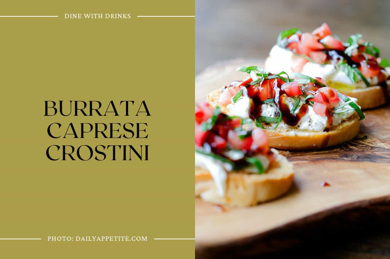 Burrata Caprese Crostini