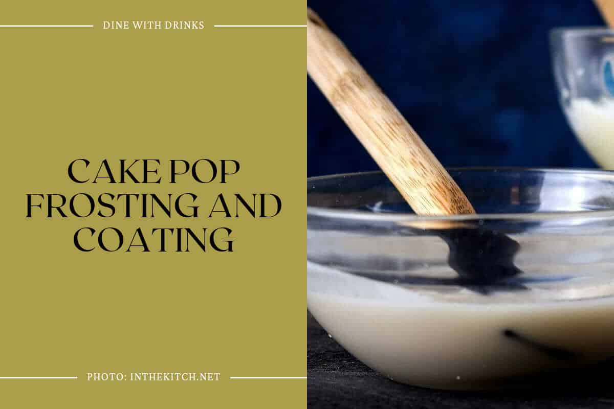Cake Pop Frosting And Coating