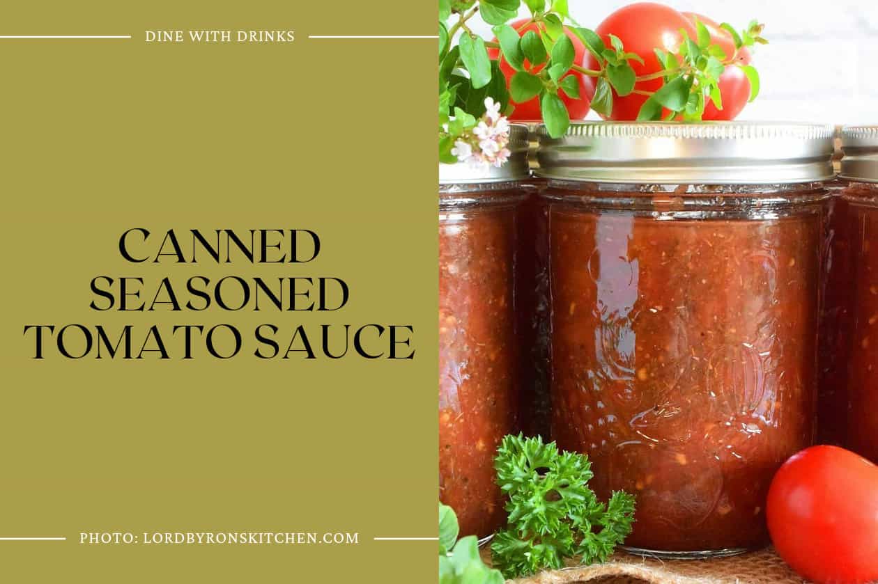 Canned Seasoned Tomato Sauce
