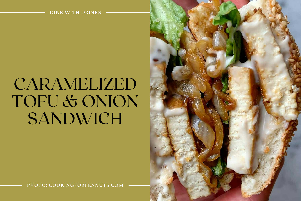 Caramelized Tofu & Onion Sandwich