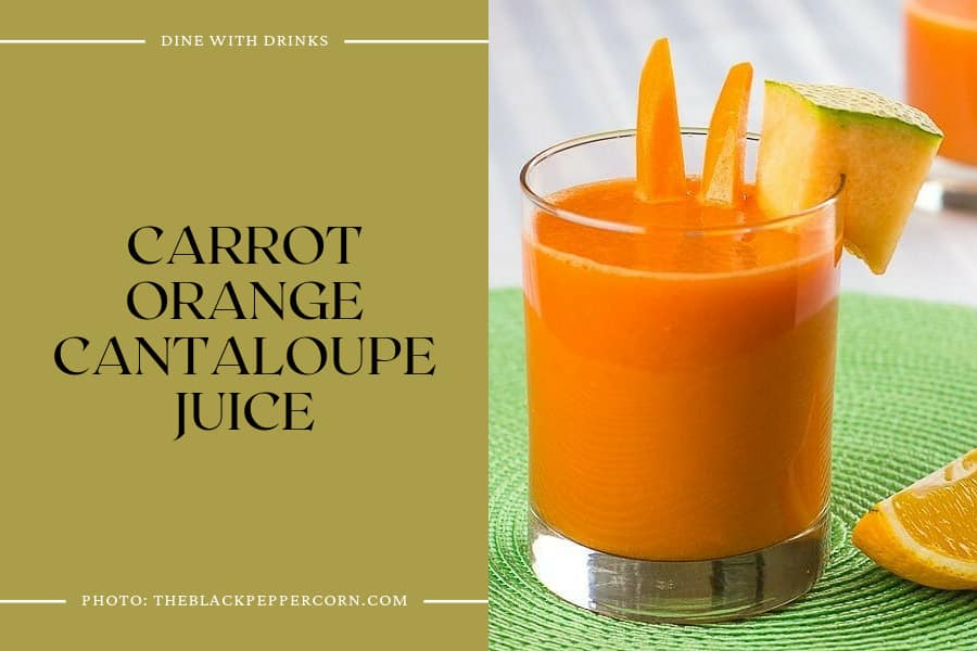 Carrot Orange Cantaloupe Juice