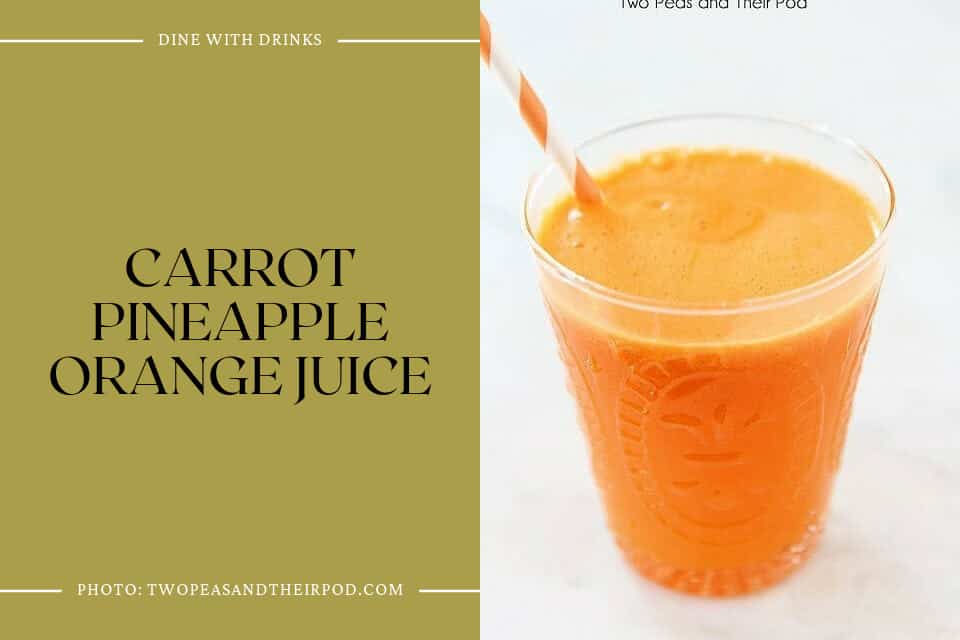Carrot Pineapple Orange Juice