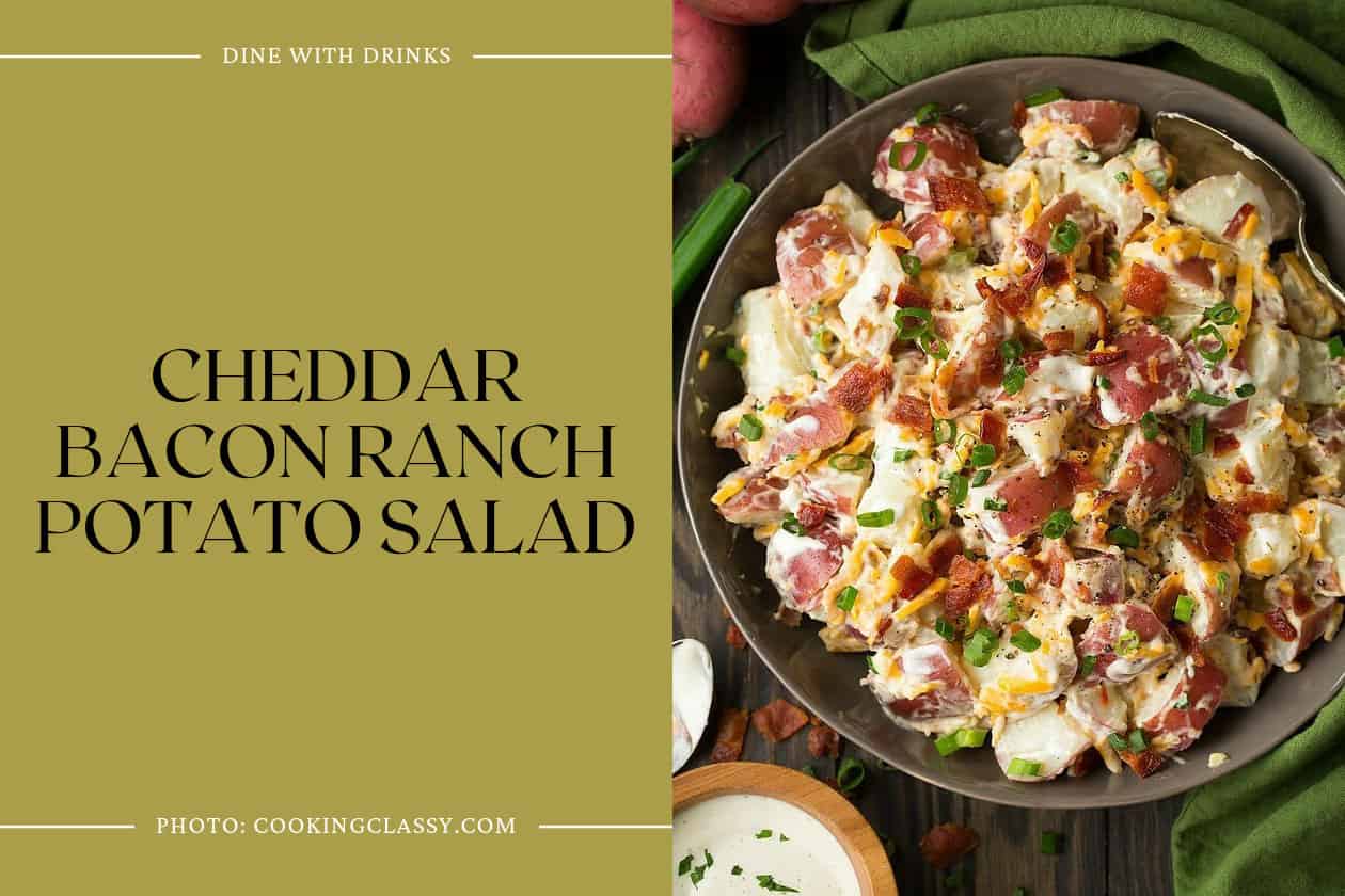 Cheddar Bacon Ranch Potato Salad