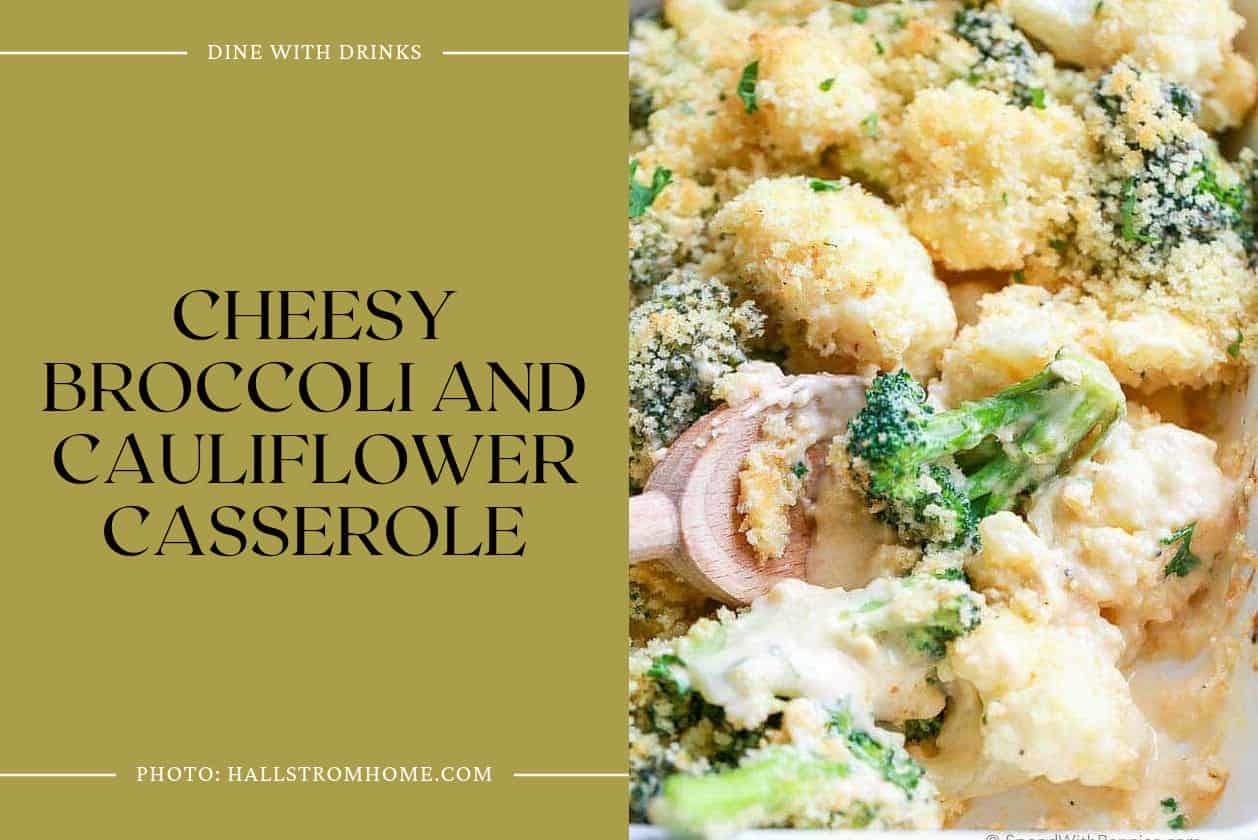 Cheesy Broccoli And Cauliflower Casserole