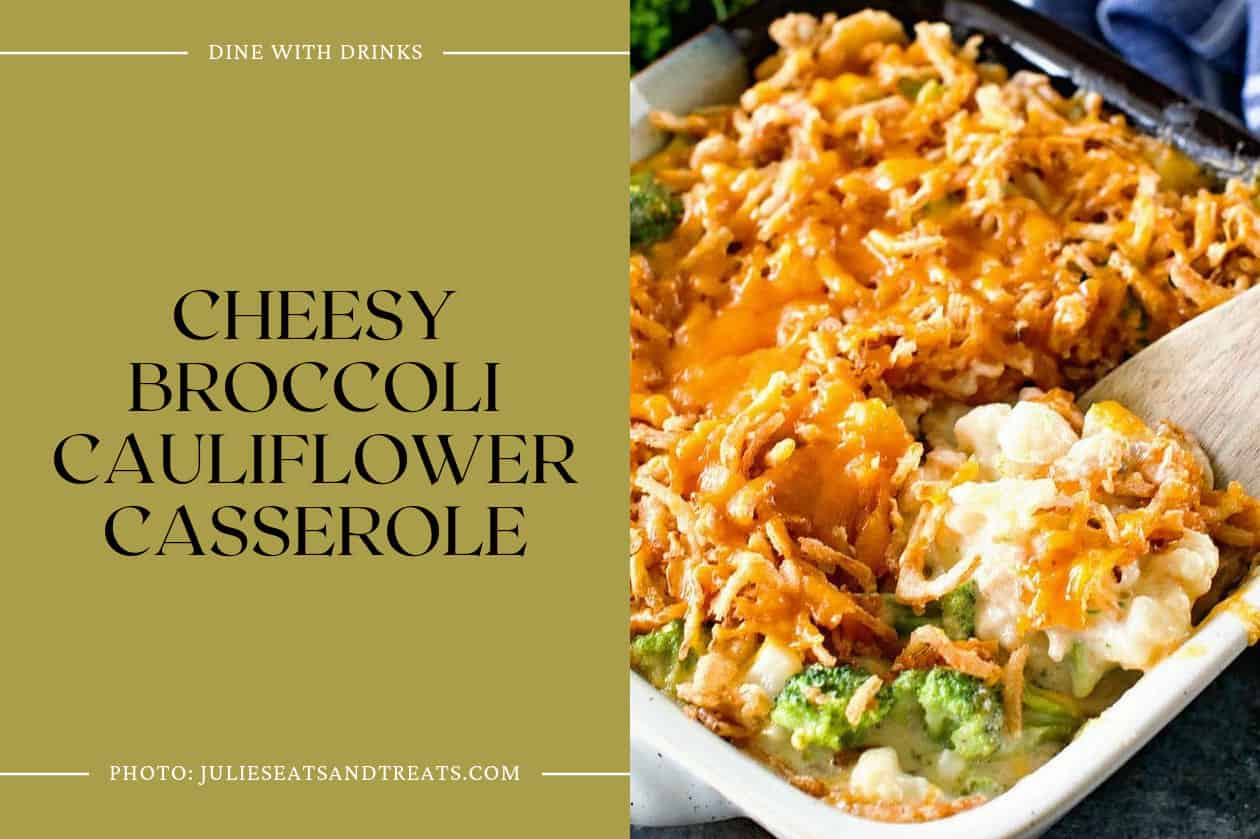 Cheesy Broccoli Cauliflower Casserole