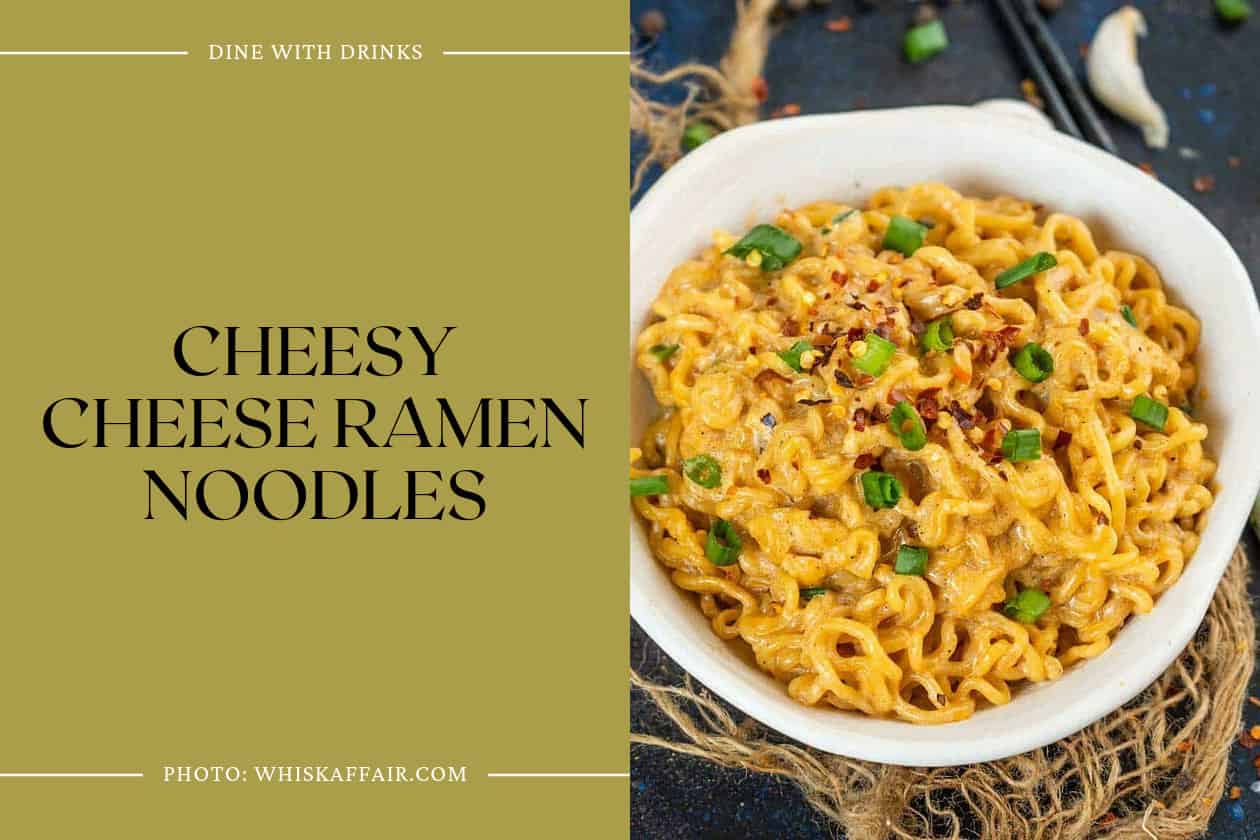 Cheesy Cheese Ramen Noodles