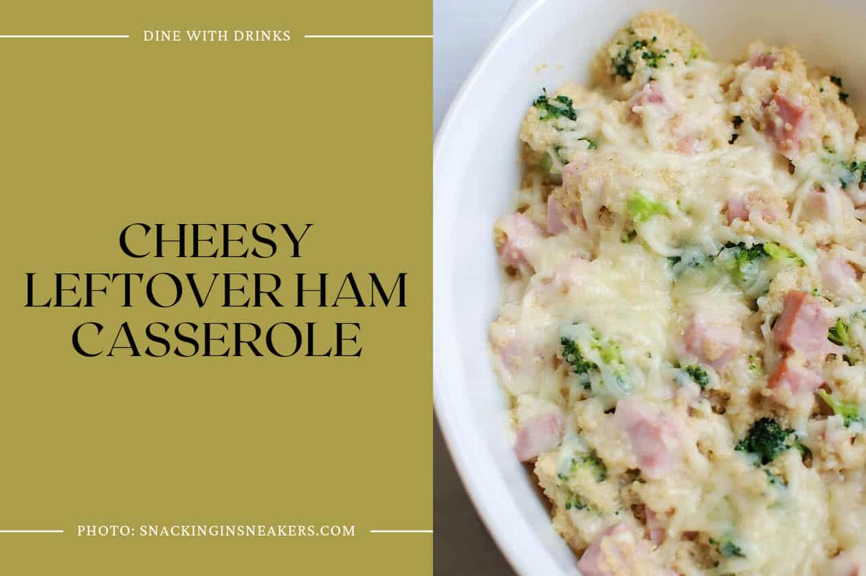 Cheesy Leftover Ham Casserole