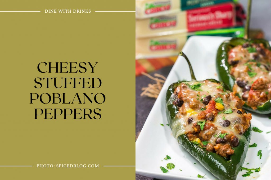 17 Poblano Pepper Recipes That Will Spice Up Your Taste Buds   Cheesy Stuffed Poblano Peppers 1024x683 