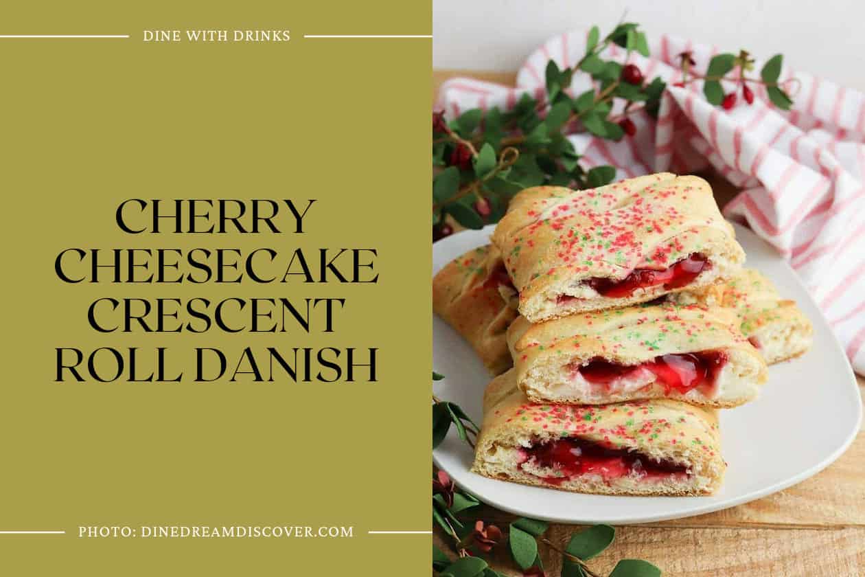 Cherry Cheesecake Crescent Roll Danish