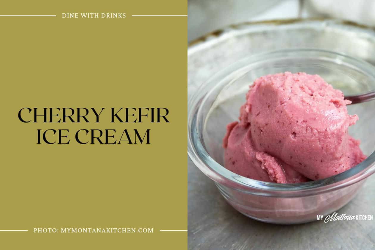 Cherry Kefir Ice Cream