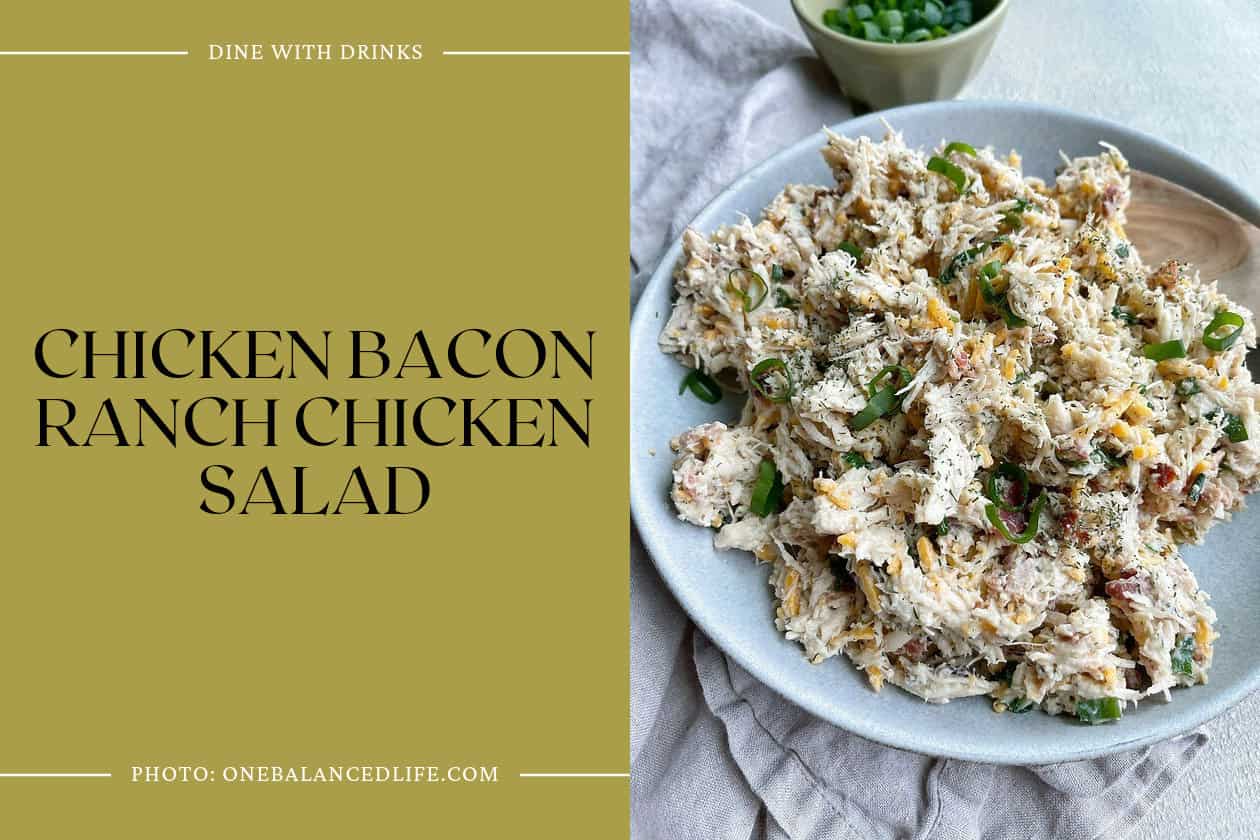 Chicken Bacon Ranch Chicken Salad