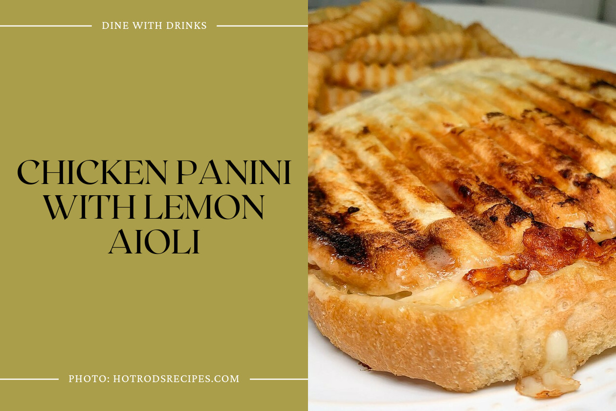 Chicken Panini With Lemon Aioli