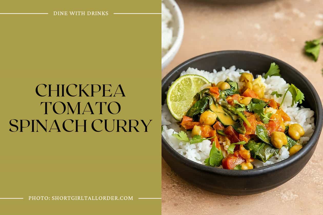 Chickpea Tomato Spinach Curry