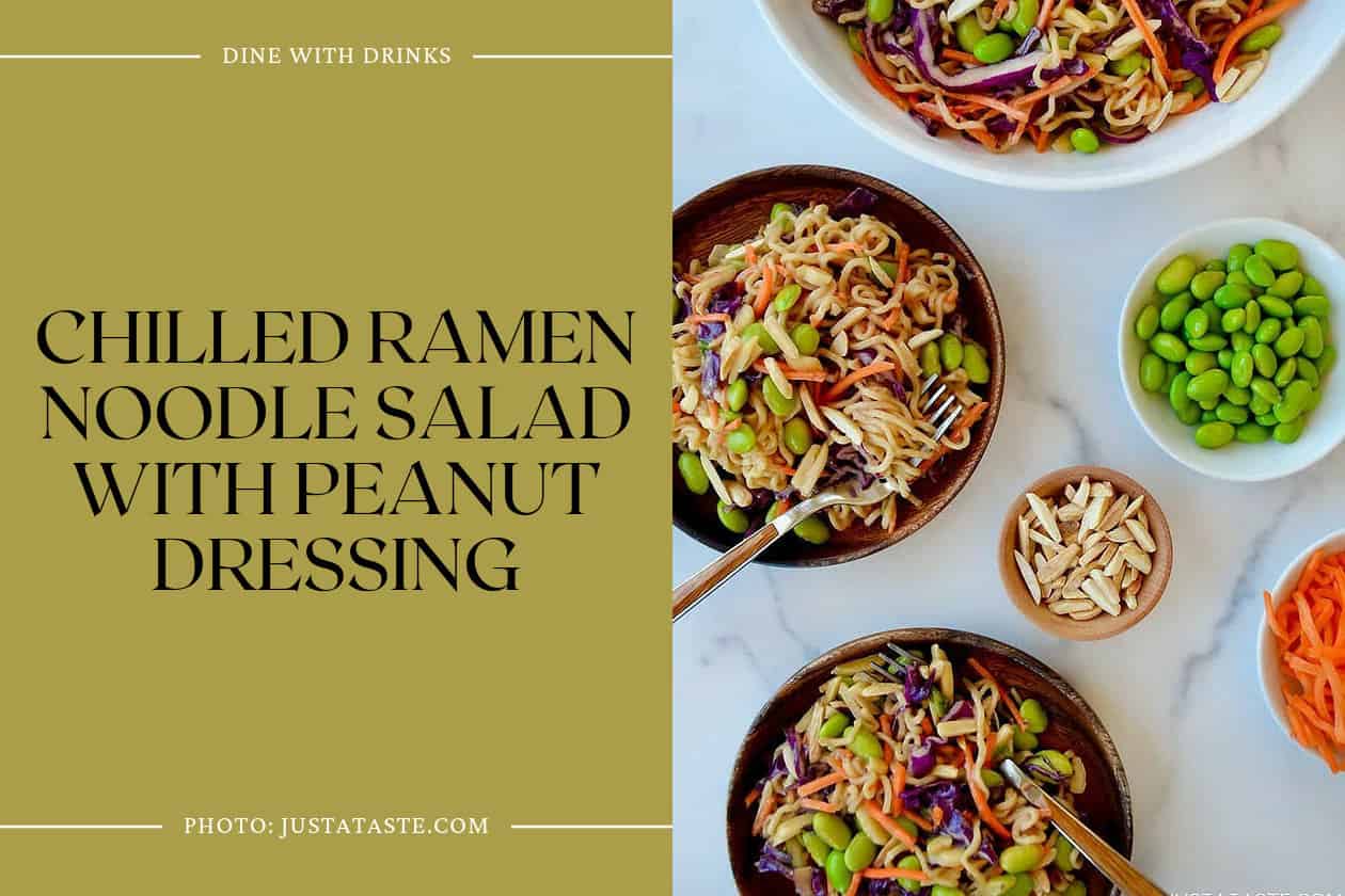 Chilled Ramen Noodle Salad With Peanut Dressing